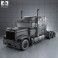 International 9900i Tractor Truck 2004 3d model