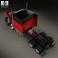 International 9900i Tractor Truck 2004 3d model