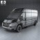 Dodge Ram Pro Master Cargo Van L3H2 2013 3d model
