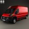 Dodge Ram Pro Master Cargo Van L3H2 2013 3d model