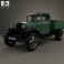 GAZ-AA Flatbed Truck 1932 3d model