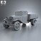 GAZ-AA Flatbed Truck 1932 3d model