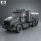 International Paystar Dump Truck 2002 3d model