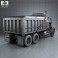 International Paystar Dump Truck 2002 3d model