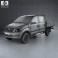 Mahindra Genio Dual Cab Pickup 2011 3d model