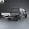 Mahindra Genio Dual Cab Pickup 2011 3d model