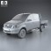 Mahindra Genio Dual Cab Pickup 2011 3d model