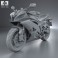Yamaha YZF-R6 2014 3d model