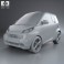 Smart Fortwo coupe 2012 3d model