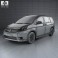 Toyota Isis 2012 3d model