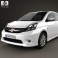 Toyota Isis 2012 3d model