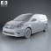 Toyota Isis 2012 3d model