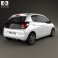 Peugeot 108 5-door 2014 3d model
