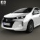 Toyota Aqua Premi 2013 3d model