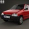 Daewoo Tico 1993 3d model