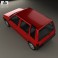 Daewoo Tico 1993 3d model