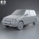 Daewoo Tico 1993 3d model