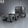 International Transtar Tractor Truck 2002 3d model
