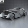Rolls-Royce Phantom Jonckheere Coupe 1934 3d model