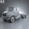 Caterpillar CT610 Chassis Truck 2011 3d model
