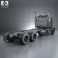 Freightliner Coronado SD Chassis Truck 2009 3d model