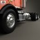 Freightliner Coronado SD Chassis Truck 2009 3d model