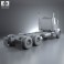 Freightliner Coronado SD Chassis Truck 2009 3d model