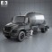 International Durastar Tanker Truck 2002 3d model