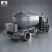 International Durastar Tanker Truck 2002 3d model