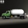International Durastar Tanker Truck 2002 3d model