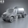 International Durastar Tanker Truck 2002 3d model