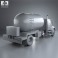 International Durastar Tanker Truck 2002 3d model