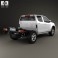 Isuzu D-Max Double Cab Chassis 2012 3d model