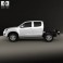 Isuzu D-Max Double Cab Chassis 2012 3d model