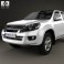 Isuzu D-Max Double Cab Chassis 2012 3d model