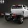 Isuzu D-Max Double Cab Chassis 2012 3d model