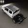 Isuzu D-Max Double Cab Chassis 2012 3d model