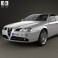 Alfa Romeo 166 2003 3d model