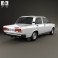 VAZ Lada 2107 2006 3d model