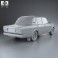 VAZ Lada 2107 2006 3d model