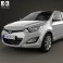 Hyundai i20 3-door 2013 3d model