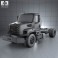 Freightliner 108SD Chassis Truck 2011 3d model