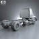 Freightliner 108SD Chassis Truck 2011 3d model