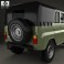 UAZ 469 B 1972 3d model