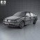 Volkswagen Passat (B3) sedan 1988 3d model