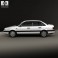 Volkswagen Passat (B3) sedan 1988 3d model