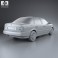 Volkswagen Passat (B3) sedan 1988 3d model