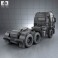 Foton Auman TX Tractor Truck 2012 3d model