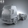 Foton Auman TX Tractor Truck 2012 3d model