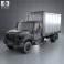 International Terrastar Box Truck 2010 3d model